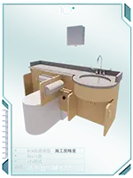 洗手台马桶组合1