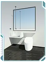 洗手台马桶组合7