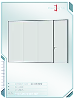 108A款双面挂板隔断