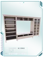 电视储藏柜背景墙1